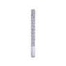 14K White Gold Matching Wedding Band - 0.12 ct