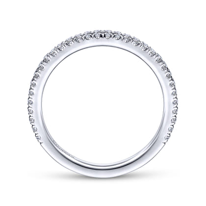 14K White Gold Matching Wedding Band