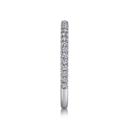14K White Gold Matching Wedding Band