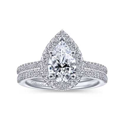 14K White Gold Matching Wedding Band