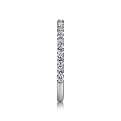 14K White Gold Matching Wedding Band
