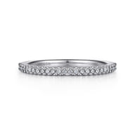 14K White Gold Matching Wedding Band