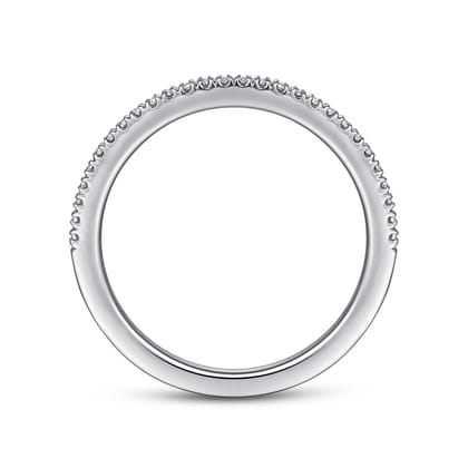 14K White Gold Matching Wedding Band