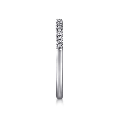 14K White Gold Matching Wedding Band