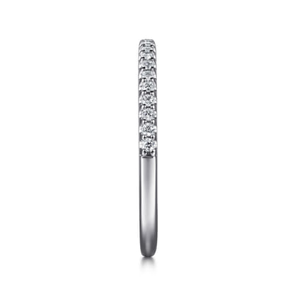 14K White Gold Matching Wedding Band