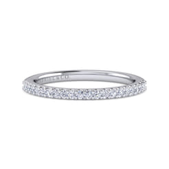 14K White Gold Matching Wedding Band