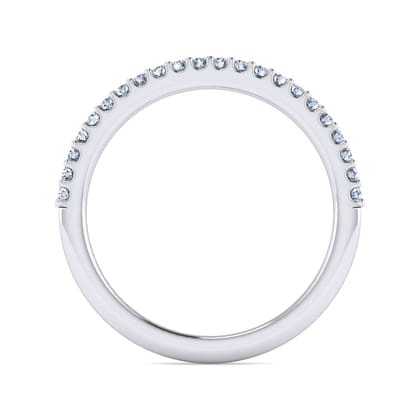 14K White Gold Matching Wedding Band