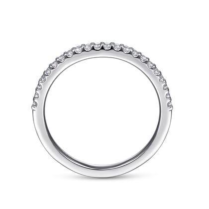 14K White Gold Matching Wedding Band