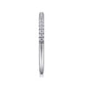 14K White Gold Matching Wedding Band - 0.17 ct