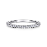 14K White Gold Matching Wedding Band