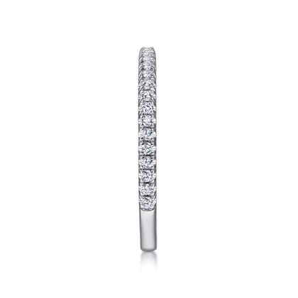14K White Gold Matching Wedding Band