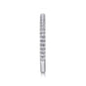 14K White Gold Matching Wedding Band - 0.21 ct