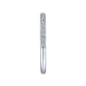 14K White Gold Matching Wedding Band - 0.22 ct