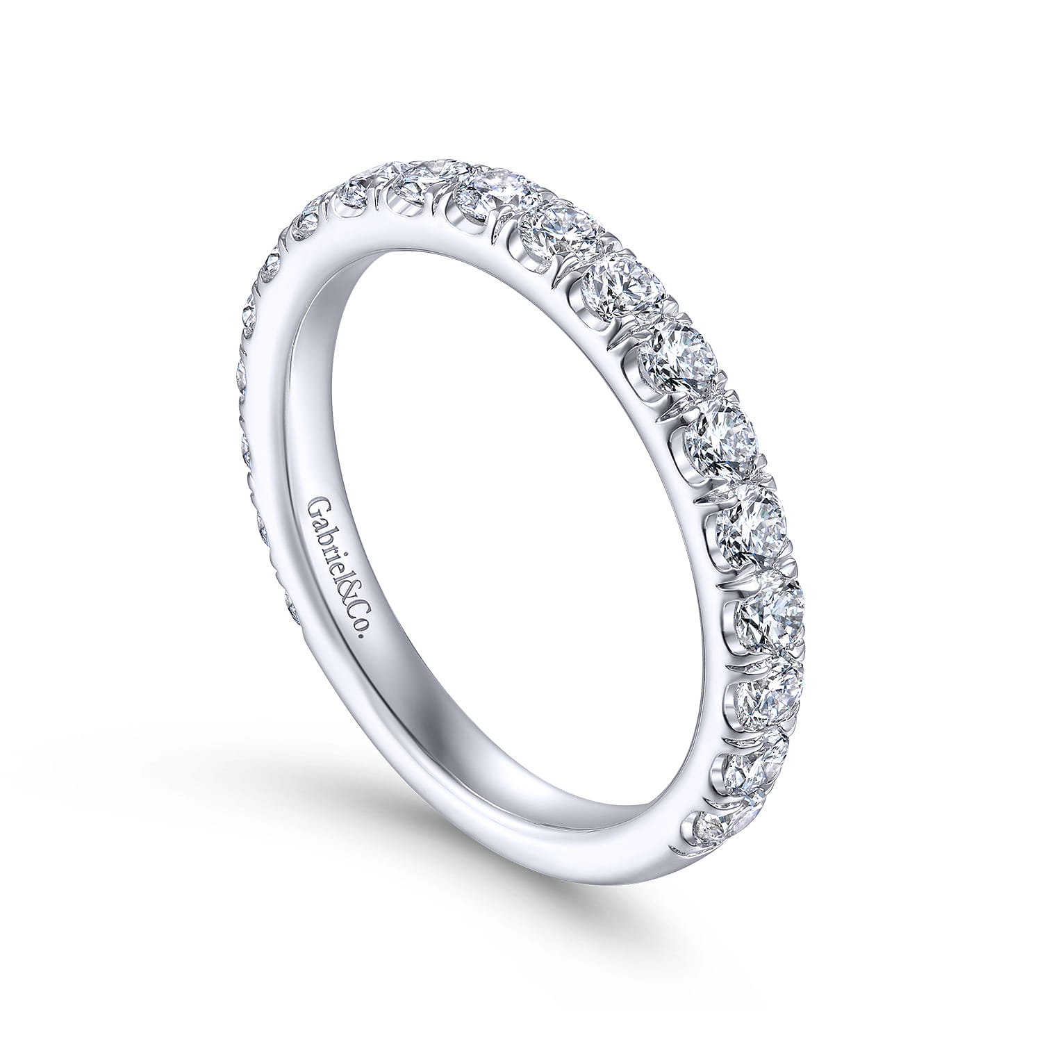 14K White Gold Matching Wedding Band - 0.92 ct - Shot 3