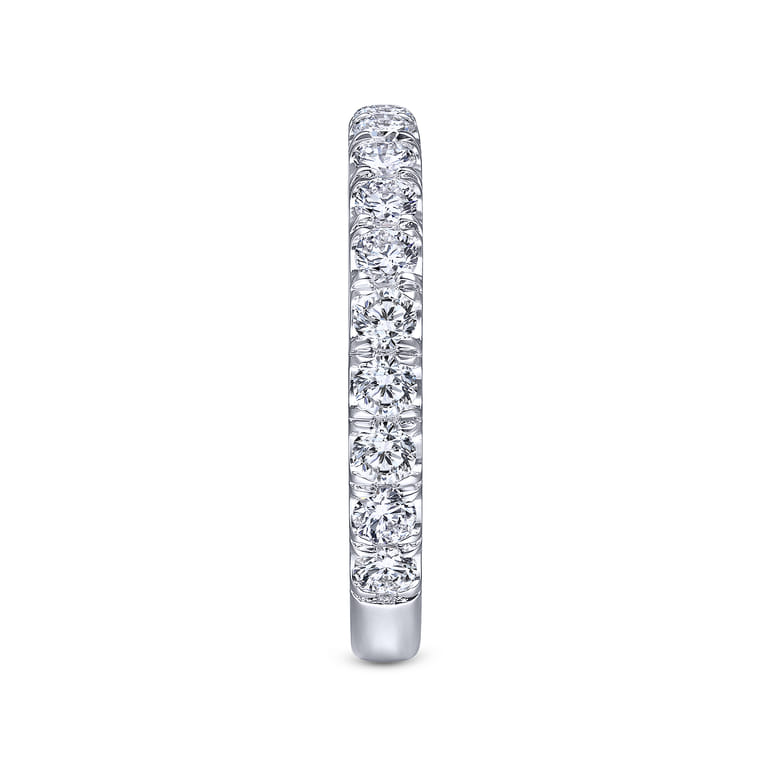 14K White Gold Matching Wedding Band - 0.92 ct - Shot 5