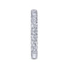 14K White Gold Matching Wedding Band - 0.92 ct