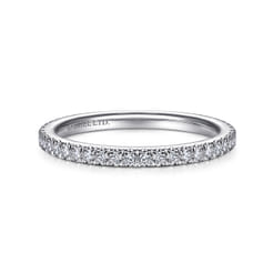 14K White Gold Matching Wedding Band