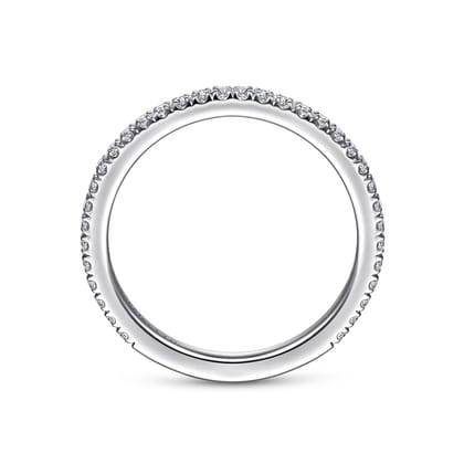 14K White Gold Matching Wedding Band