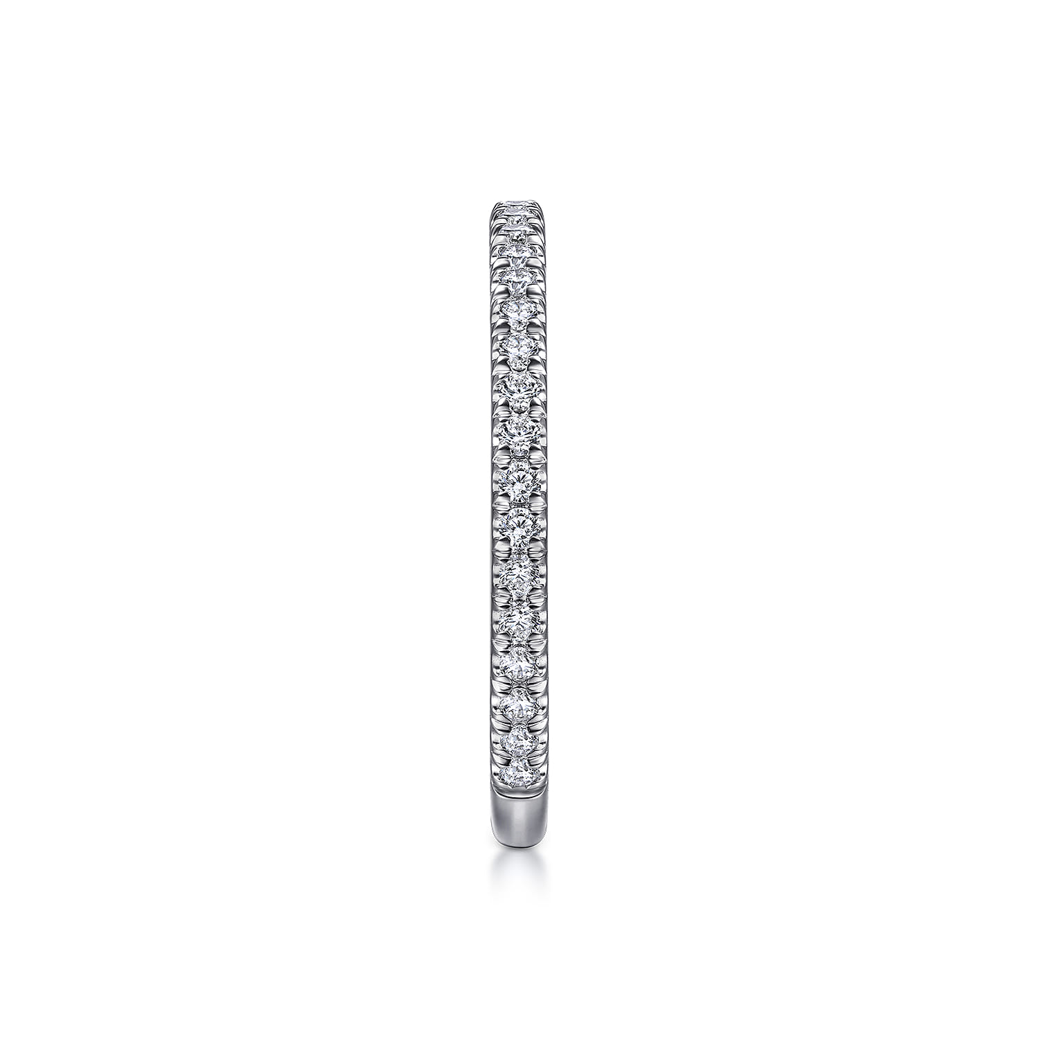 14K White Gold Matching Wedding Band - 0.28 ct - Shot 5