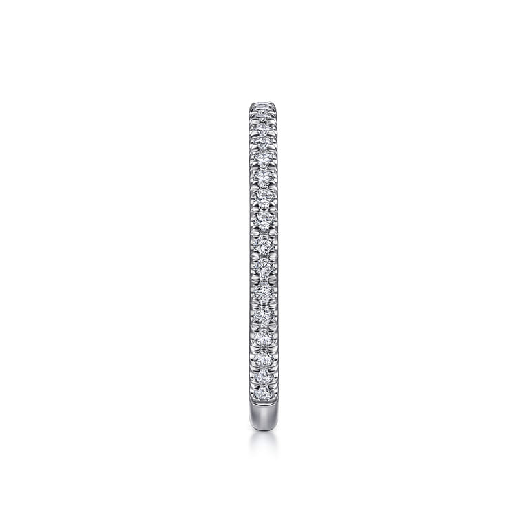 14K White Gold Matching Wedding Band - 0.28 ct - Shot 5