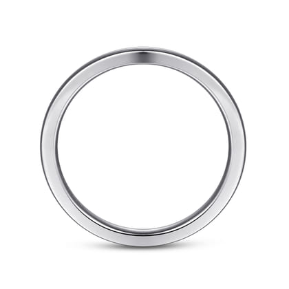 14K White Gold Matching Wedding Band