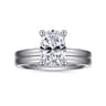 14K White Gold Matching Wedding Band