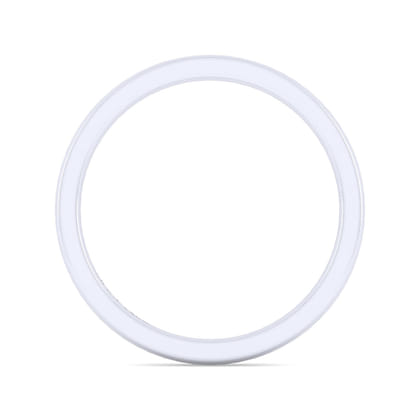 14K White Gold Matching Wedding Band