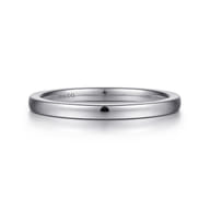 14K White Gold Matching Wedding Band