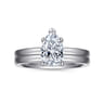 14K White Gold Matching Wedding Band