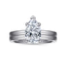 14K White Gold Matching Wedding Band