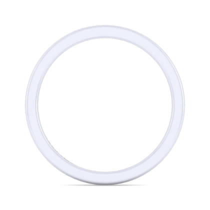 14K White Gold Matching Wedding Band