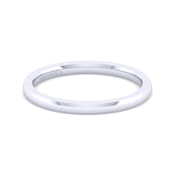 14K White Gold Matching Wedding Band