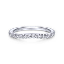 14K White Gold Matching Wedding Band