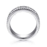 14K White Gold Matching Wedding Band - 1.5 ct