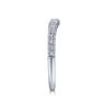 14K White Gold Matching Wedding Band - 0.28 ct