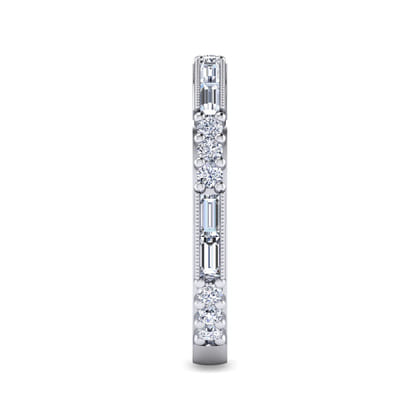 14K White Gold Matching Wedding Band