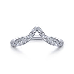 14K White Gold Matching Wedding Band