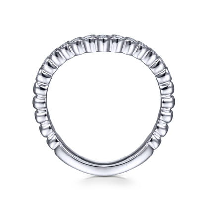 14K White Gold Matching Wedding Band