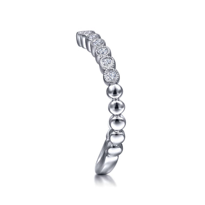 14K White Gold Matching Wedding Band