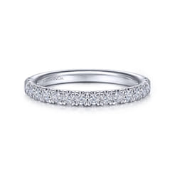 14K White Gold Matching Wedding Band