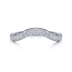 14K White Gold Matching Wedding Band