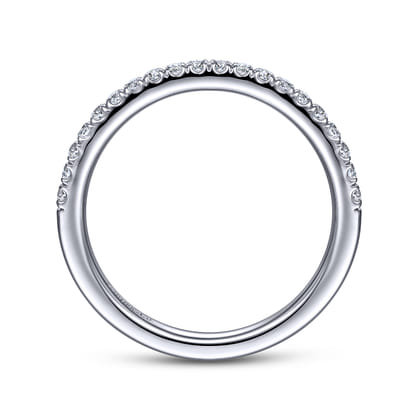 14K White Gold Matching Wedding Band
