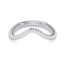 14K White Gold Matching Wedding Band