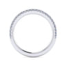 14K White Gold Matching Wedding Band - 0.2 ct