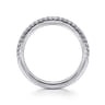14K White Gold Matching Wedding Band - 0.2 ct