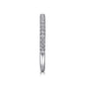 14K White Gold Matching Wedding Band - 0.2 ct