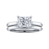 14K White Gold Matching Wedding Band