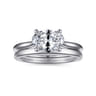 14K White Gold Matching Wedding Band