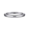 14K White Gold Matching Wedding Band