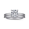 14K White Gold Matching Wedding Band